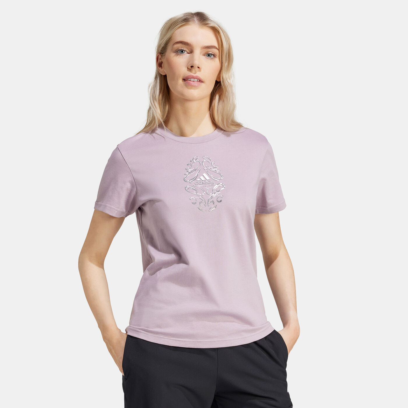 Women's Metallic Graphic T-Shirt