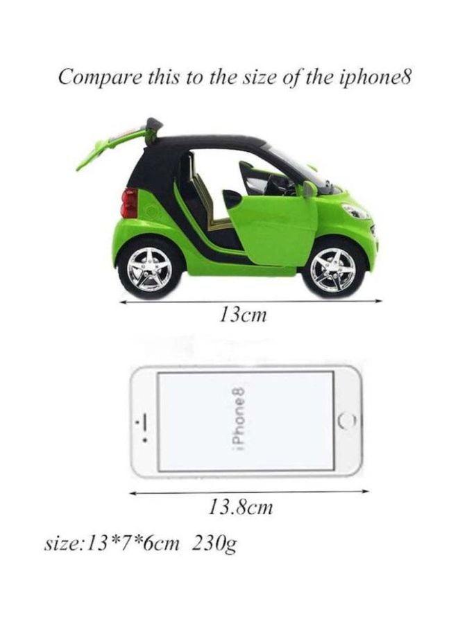 Acousto-Optic Back Design Die-Cast Vehicle YPC1536 13cm