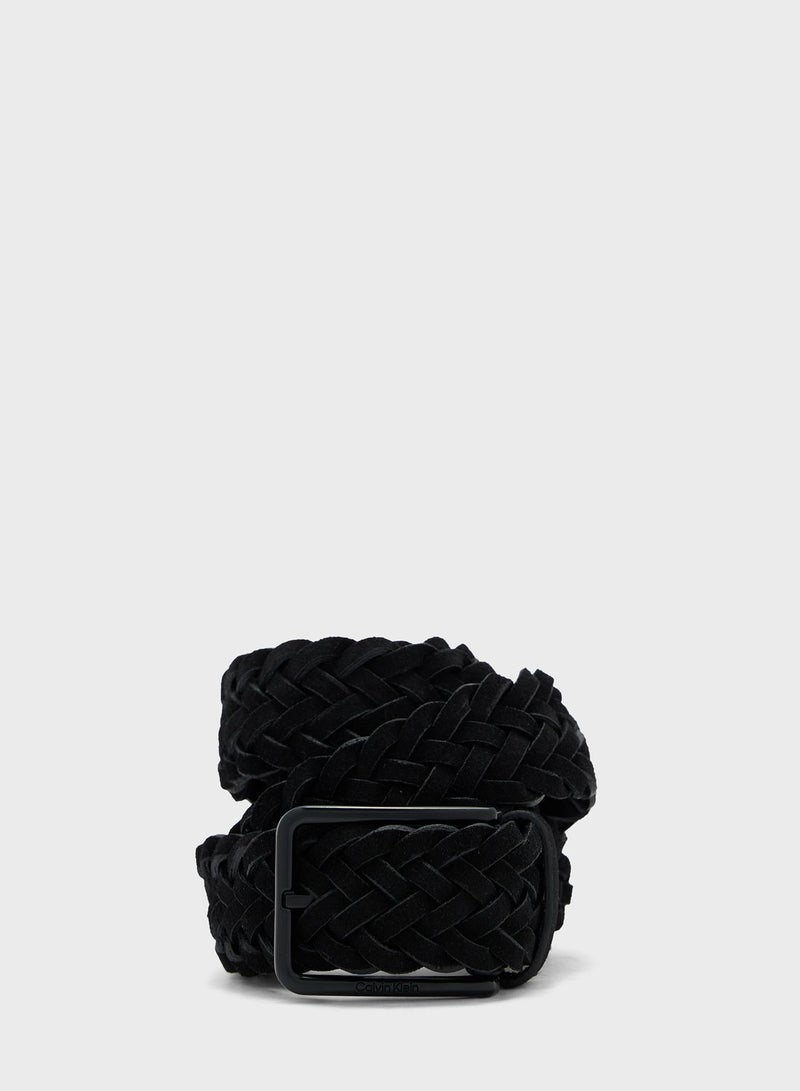 Warmth Braided Suede 35Mm Belt