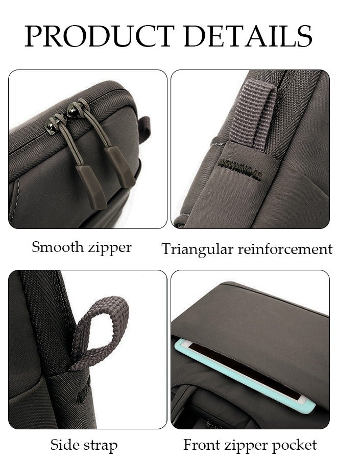 15.6 Inch Laptop Bag Lightweight Computer Bag with Power Pack Travel Business Briefcase Water Resistance Laptop Handbag for Men and Women Work Office