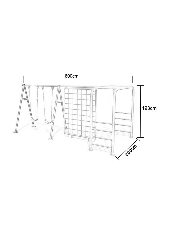 Park Net Climbing And Rocking Swing Seats Outdoor Monkey Bar