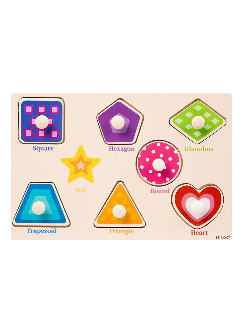 Children's Wooden Puzzle Hand Held Puzzle Toy
