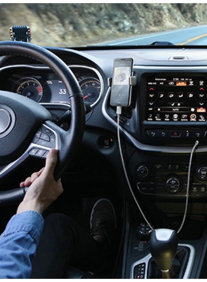 RockStar USB-C to 3.5mm Aux Cable | 3-Ft  Audio Cable, PVC Jacket with Aluminum Heads, Heavy Duty, for iPhone 15, Samsung Galaxy S23, Z Fold, iPad, MacBook, Pixel, more - Black