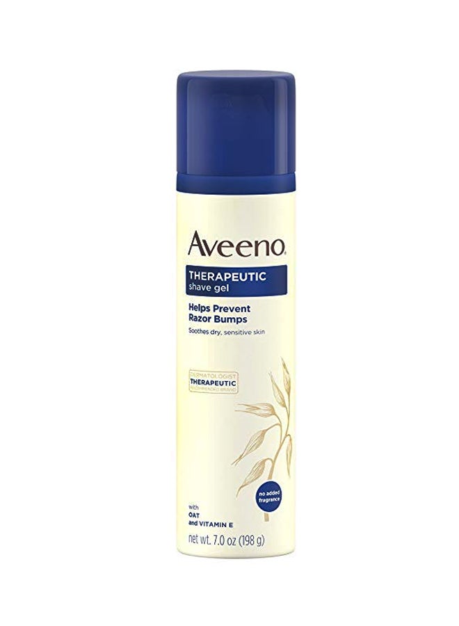 Therapeutic Shave Gel, Help Prevent Razor Bumps, 7 Oz 198grams