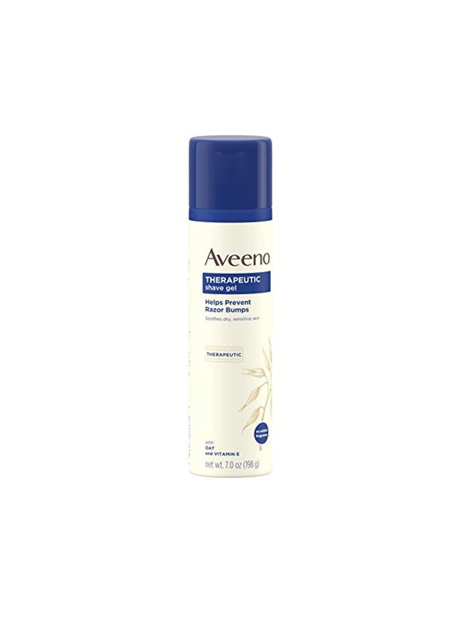 Therapeutic Shave Gel, Help Prevent Razor Bumps, 7 Oz 198grams