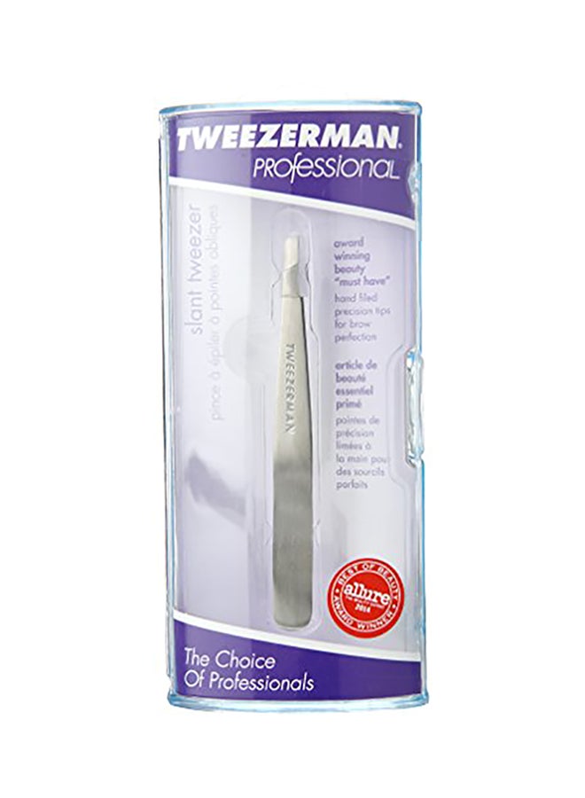 Stainless Steel Slant Tweezer