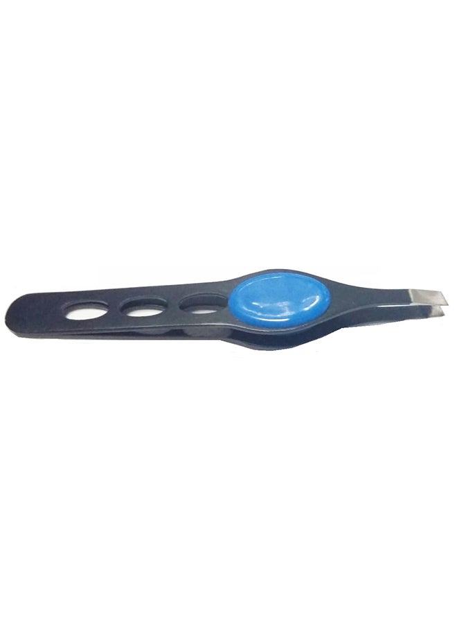 Eyebrow Tweezer Black/Blue 9.5cm