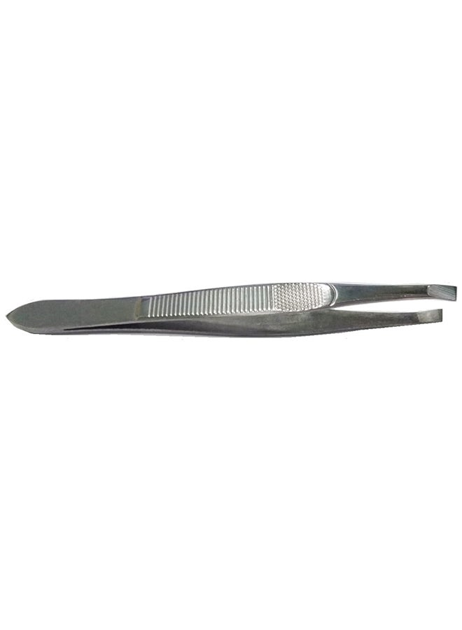 Stainless Steel Eyebrow Tweezer Silver 9cm