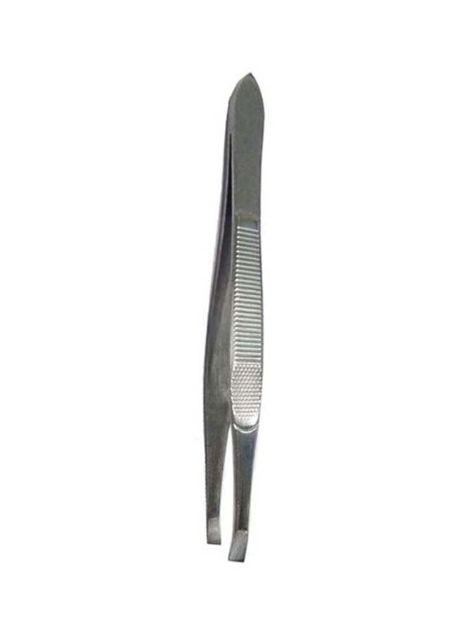 Stainless Steel Eyebrow Tweezer Silver 9cm