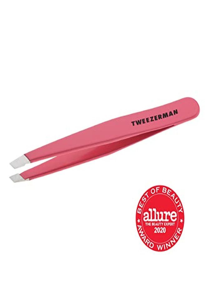 Fashion Color Slant Tweezer, Geranium, 1 Count