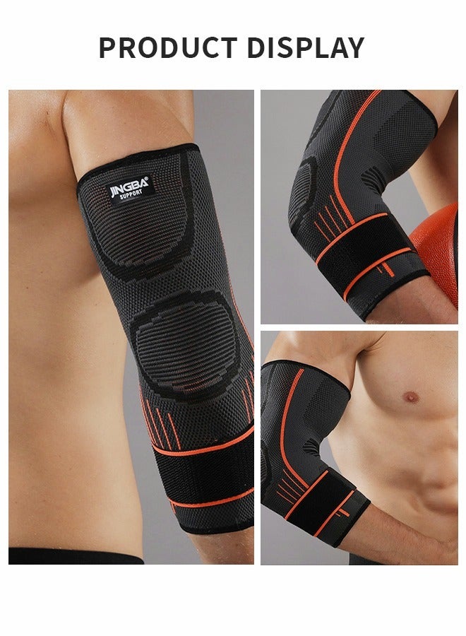 Elbow Support, Compression Support Sleeves, Compression Sports Elbow Pads, Fitness Cycling Sports Elbow Pads, Joint Pain Relief Elbow Compression Sleeves