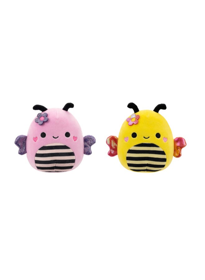 75-Inch Sunny The Yellow Bumblebee And Leonie The Pink Bumblebee Officially Licensed Kellytoy Plush Toy