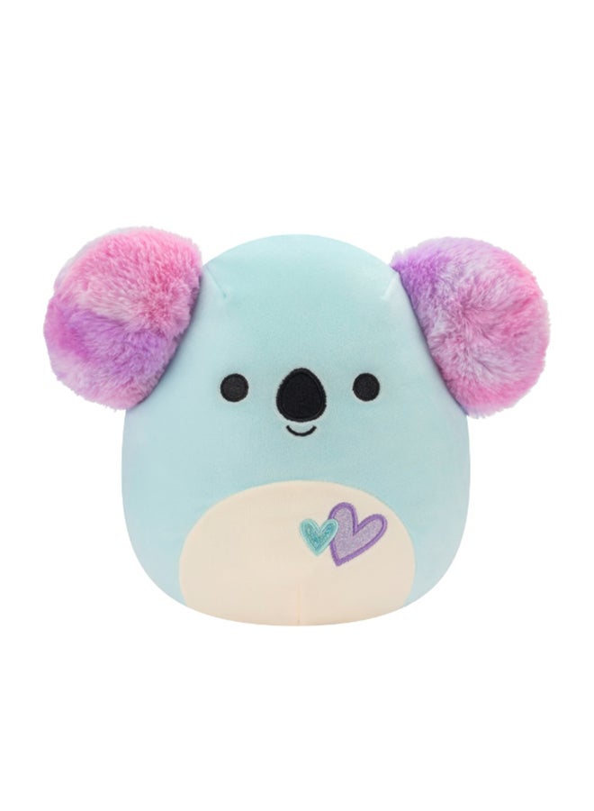 7.5 inch Kya the Blue Koala + Kaelea the Pink Koala , Officially Licensed Kellytoy Plush Toy, Colorful Soft Toy, Gift for Kids, Girls & Boys Washable Squishy Stuff Toy Multicolor All Age