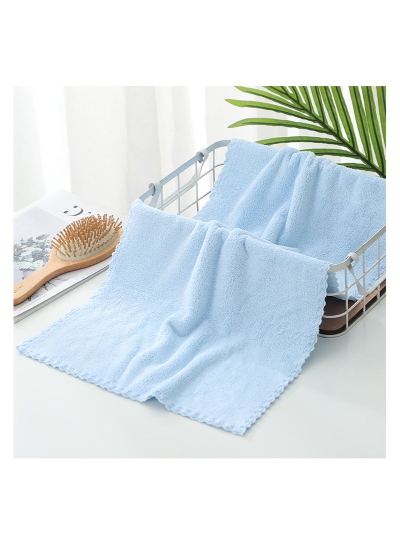 5 Pack Face Towel Microfiber Coral Fleece Towelset Gym Towels Microfiber Sports Towel Set for Men & Women Multi-Colour Bath Towel Premium Cotton Face Washcloth