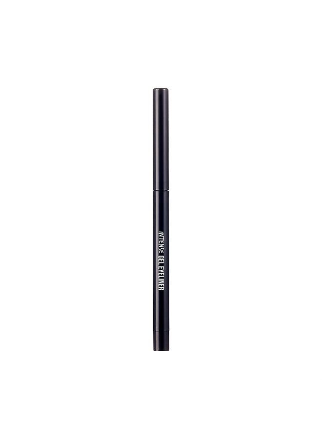 Pro Intense Gel Eyeliner with Built-in Sharpener, Waterproof, Smudge-proof, Long Lasting Gel Eyeliner Pencil (Black)