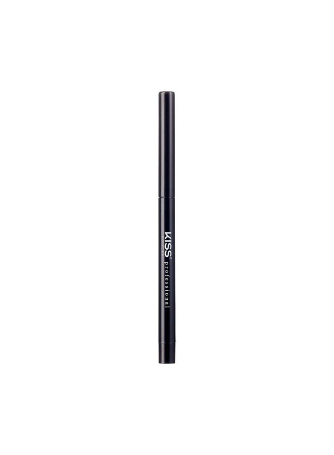 Pro Intense Gel Eyeliner with Built-in Sharpener, Waterproof, Smudge-proof, Long Lasting Gel Eyeliner Pencil (Black)