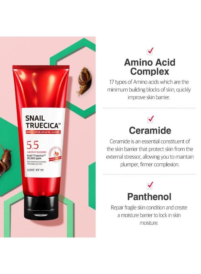 Snail Truecica Miracle Repair Low pH Gel Cleanser 100ml