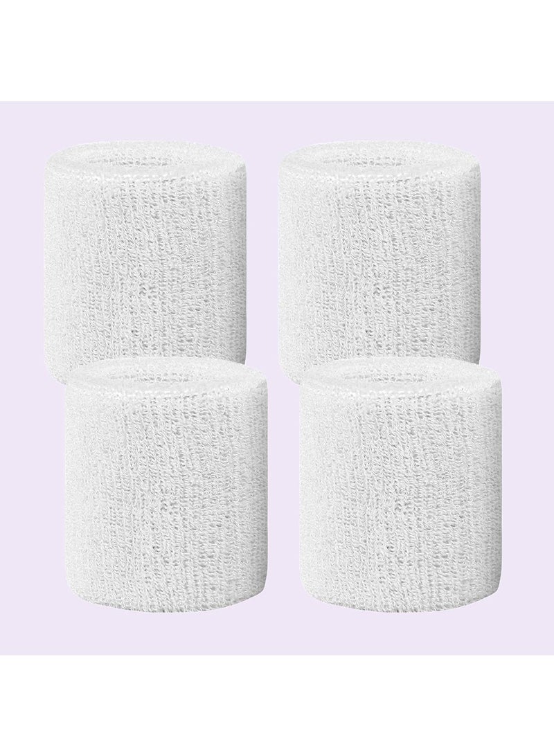 4-piece Running Sports Basketball Sweat Cotton Wrist Strap