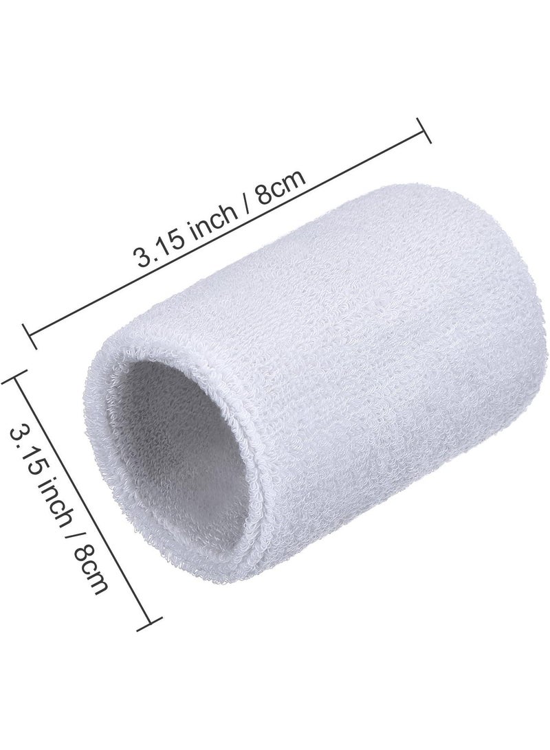 4-piece Running Sports Basketball Sweat Cotton Wrist Strap