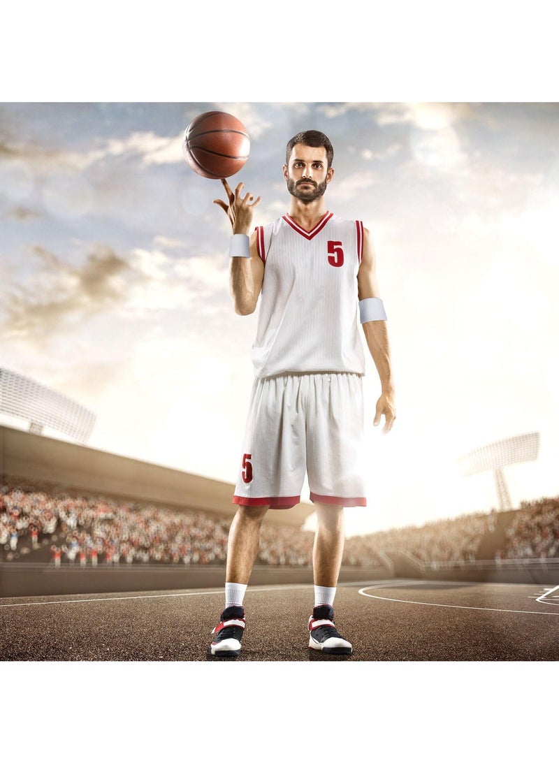 4-piece Running Sports Basketball Sweat Cotton Wrist Strap