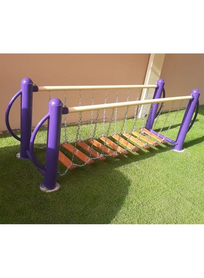 Kids Swinging Bridge Children Outdoor Playground For Daycare Kindergarten