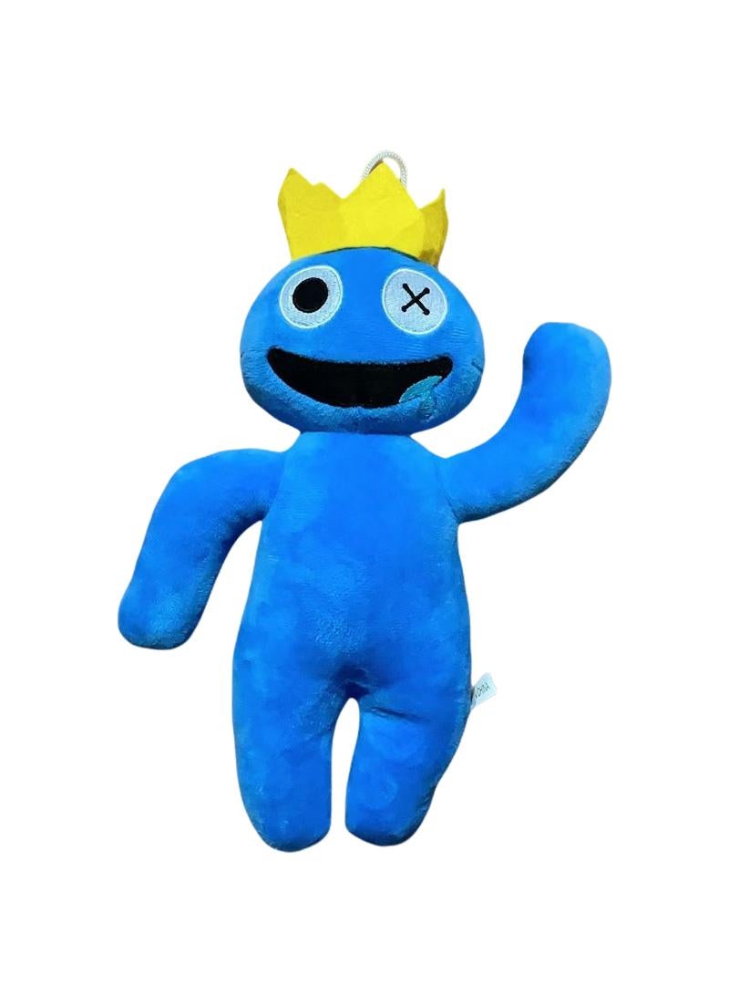 Funny And Scary Doll Rainbow Friends Stuffed Plush Toy Blue A 30CM