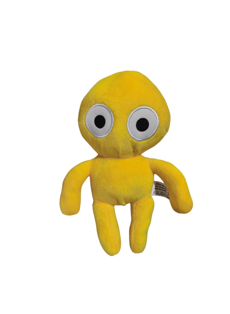 Funny And Scary Doll Rainbow Friends Stuffed Plush Toy Yellow B 30CM