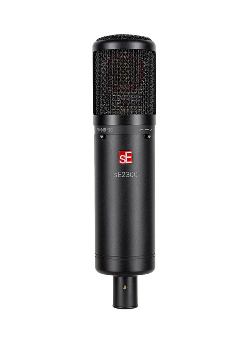 sE2300 - Studio Condenser Microphone with Switchable Polar Patterns and Isolation Pack SE2300 Black