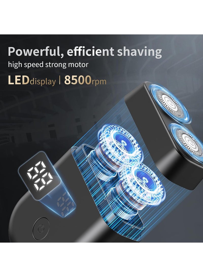 ENSSU Beard Trimmer and Beard Shaver 2 In 1 Set for Men's, Full Body Hair Trimming USB Charging Mini Shaver Hair Trimmm