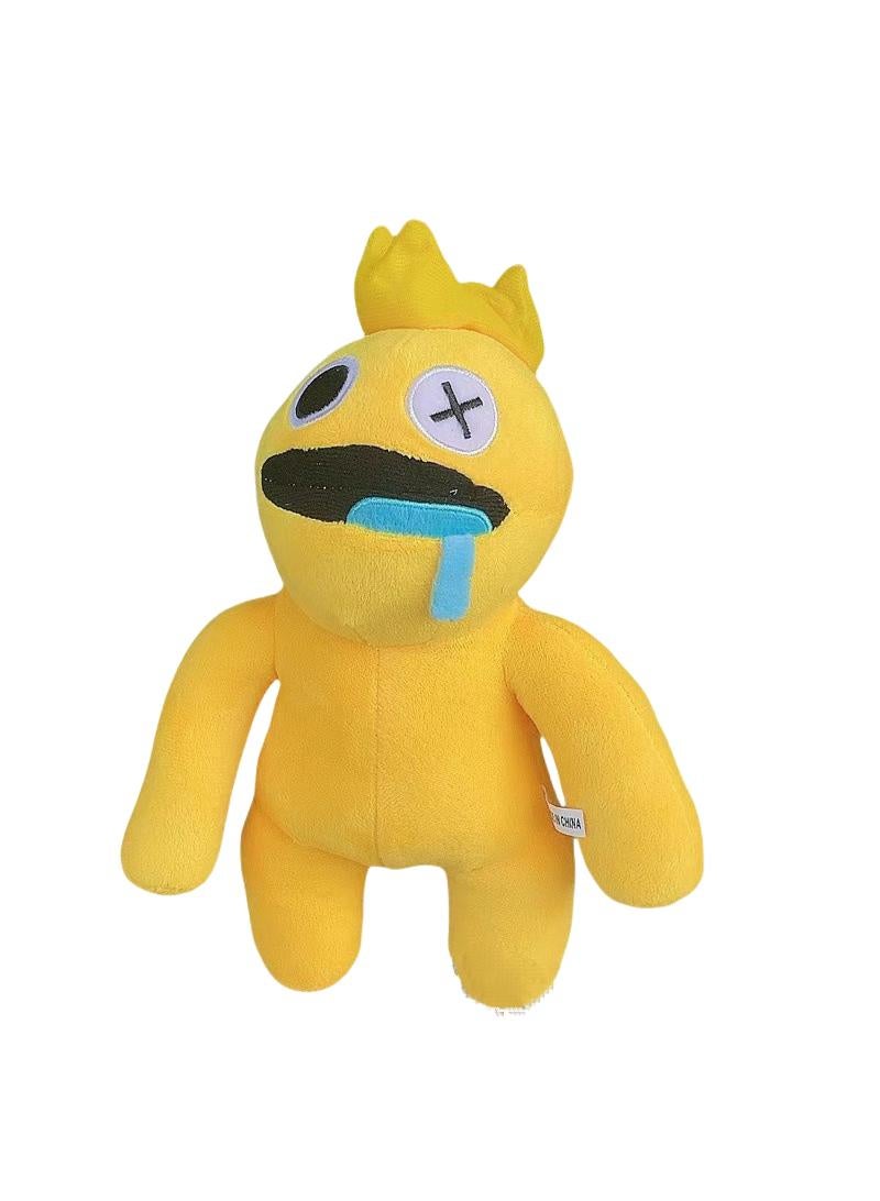 Funny And Scary Doll Rainbow Friends Stuffed Plush Toy Yellow C 30CM
