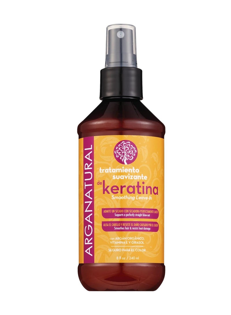Arganatural Keratina Smoothing Leave In Conditioner 8 FL OZ