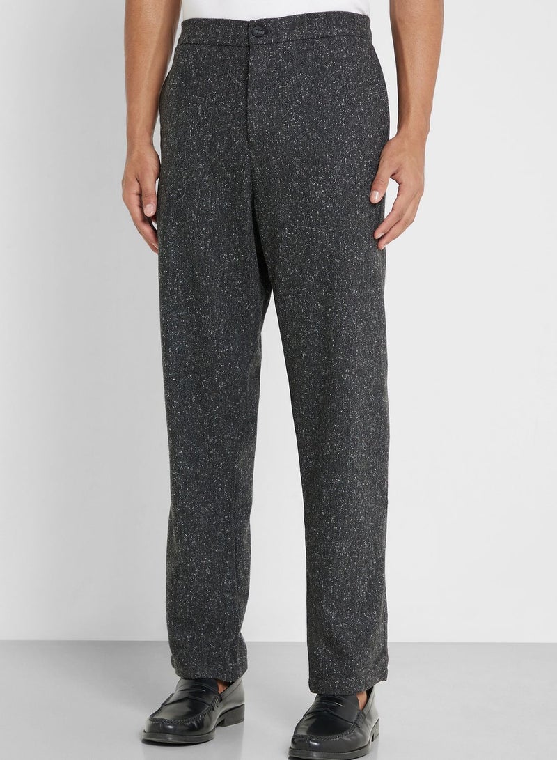 Essential Regular Fit Wool Pants