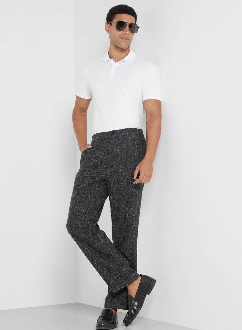 Essential Regular Fit Wool Pants