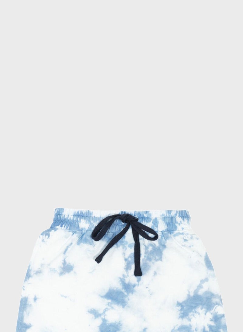 Kids Tie Dye Midi Skort