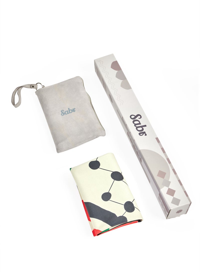 Palestine Edition : 'Min Houna' Compact Prayer Mat