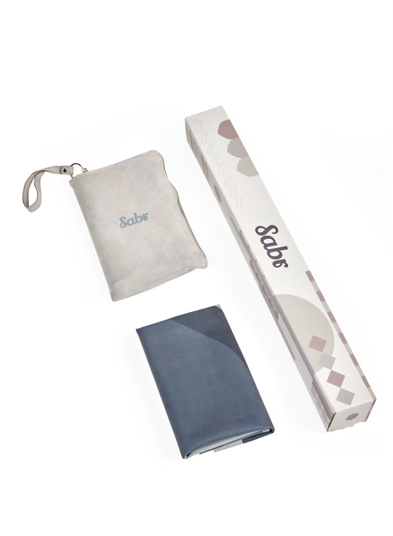 Sabr Dubai Compact Prayer Mat with Travel Pouch - Easy-to-Carry Religious Accessory