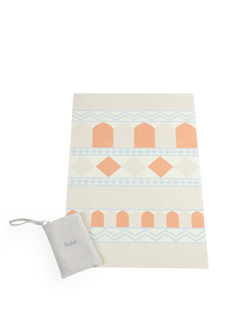 Sabr 'Sana'a' Compact Prayer Mat with Travel Pouch