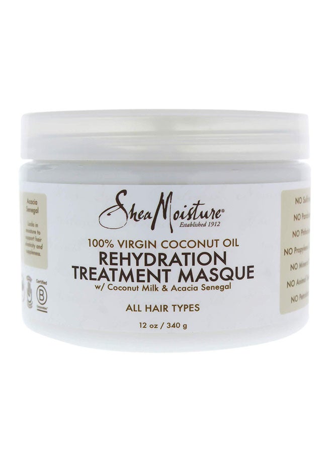 100 Percent Virgin Coconut Oil Rehydration Treatment Masque