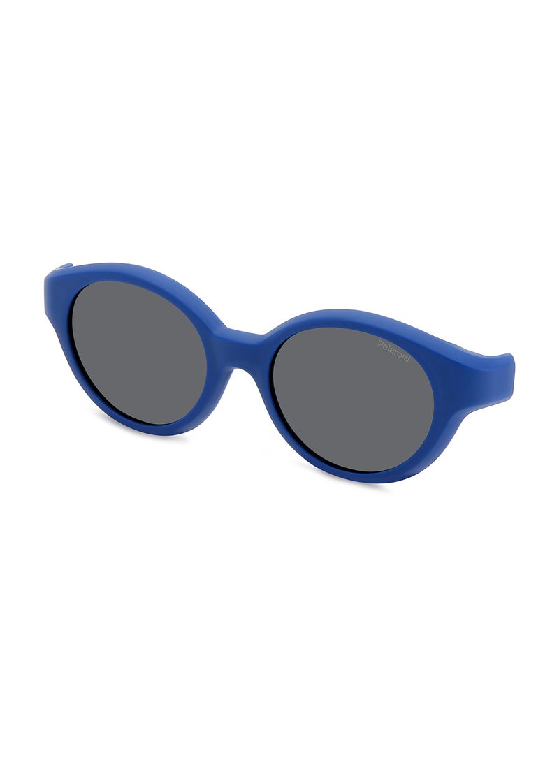 Kids Unisex Polarized Round Sunglasses - Pld K007 Cl-On Blue Millimeter - Lens Size: 43 Mm