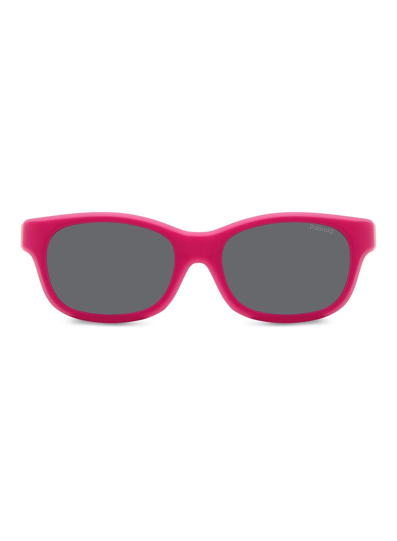 Kids Unisex Polarized Rectangular Sunglasses - Pld K006 Cl-On Pink Millimeter - Lens Size: 45 Mm