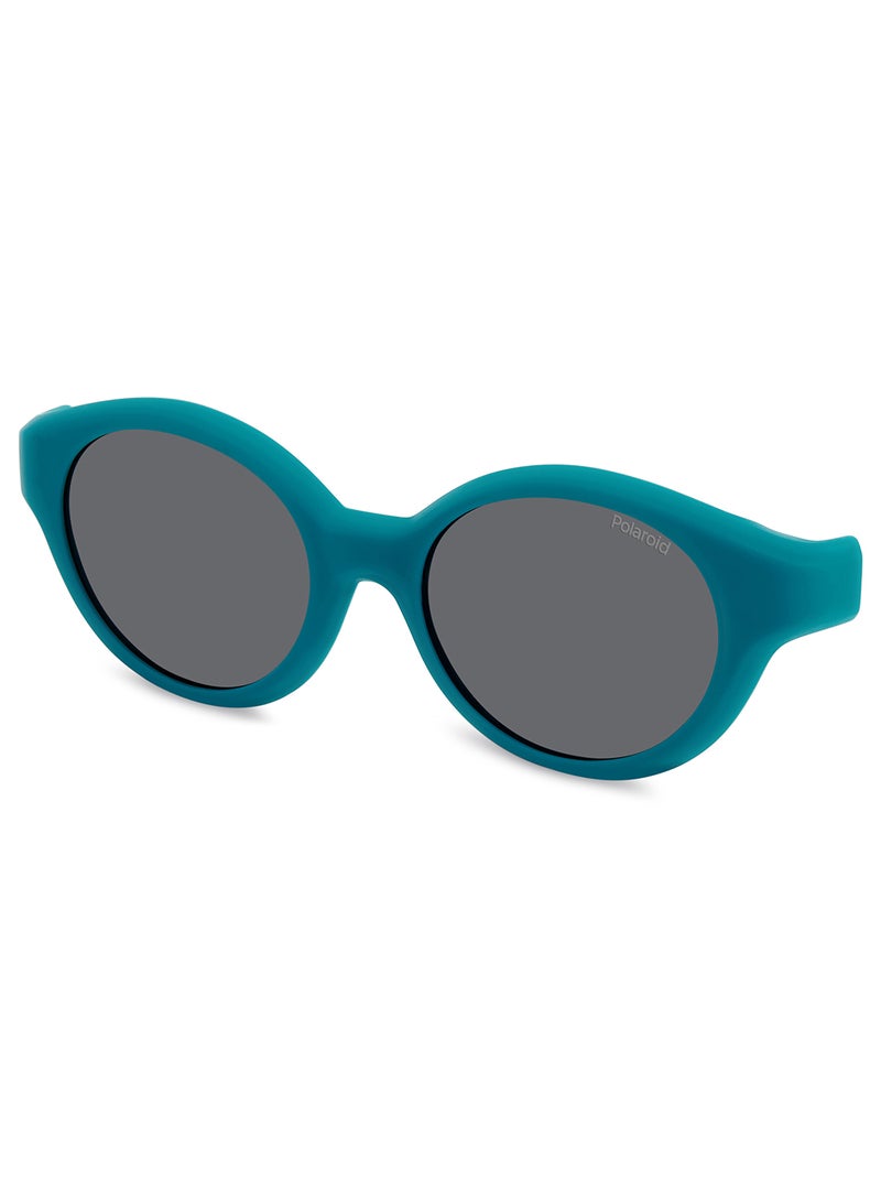 Kids Unisex Polarized Round Sunglasses - Pld K007 Cl-On Green Millimeter - Lens Size: 43 Mm