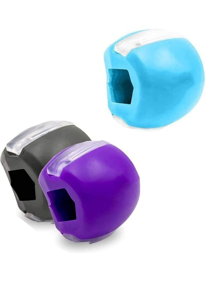 3-Piece Face Jawline Exercise Fitness Balls