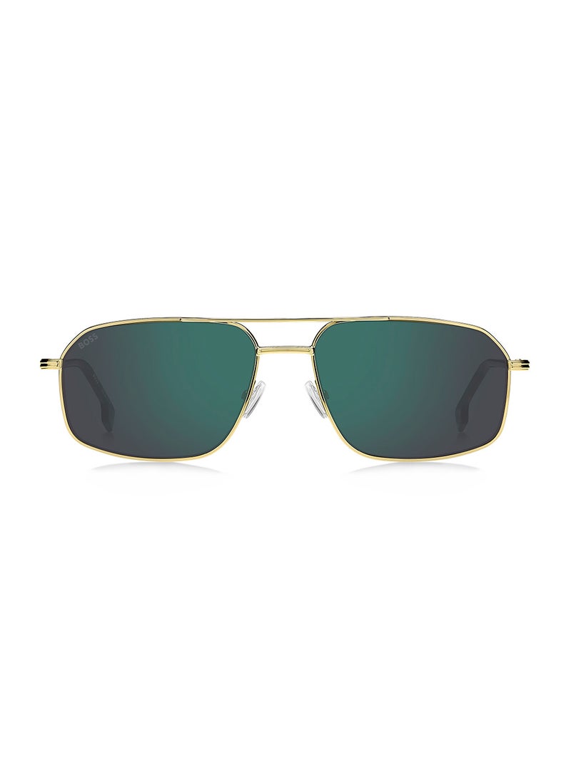 Men's UV Protection Navigator Sunglasses - Boss 1603/S Gold Millimeter - Lens Size: 58 Mm