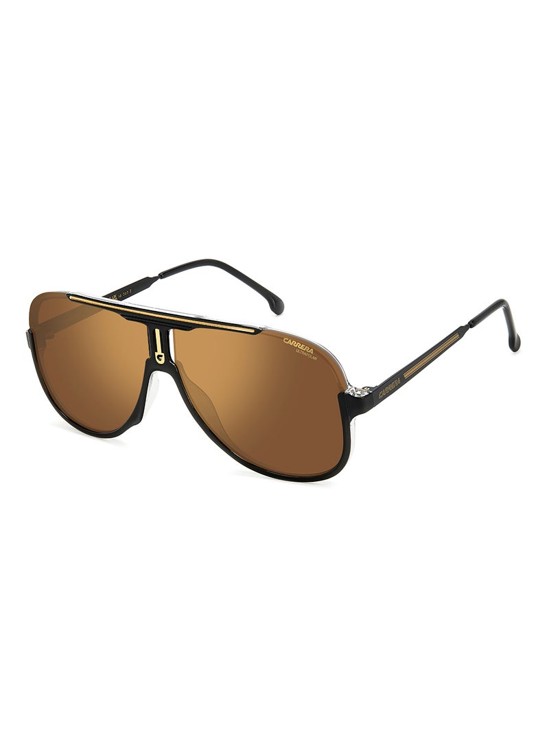 Men's Polarized Square Sunglasses - Carrera 1059/S Black Millimeter - Lens Size: 64 Mm
