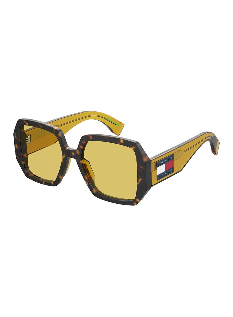 Unisex UV Protection Square Sunglasses - Tj 0095/G/S Yellow Millimeter - Lens Size: 55 Mm