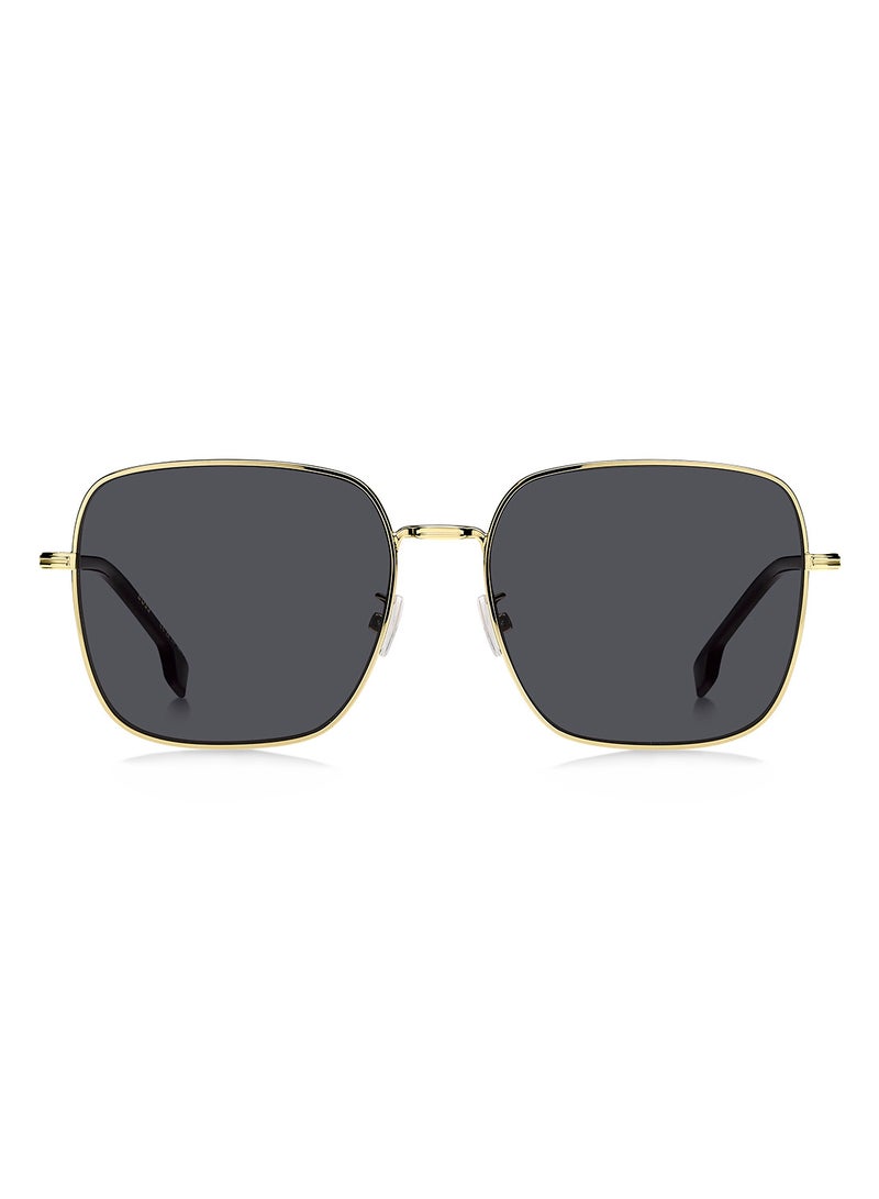 Unisex UV Protection Square Sunglasses - Boss 1613/F/Sk Gold Millimeter - Lens Size: 59 Mm