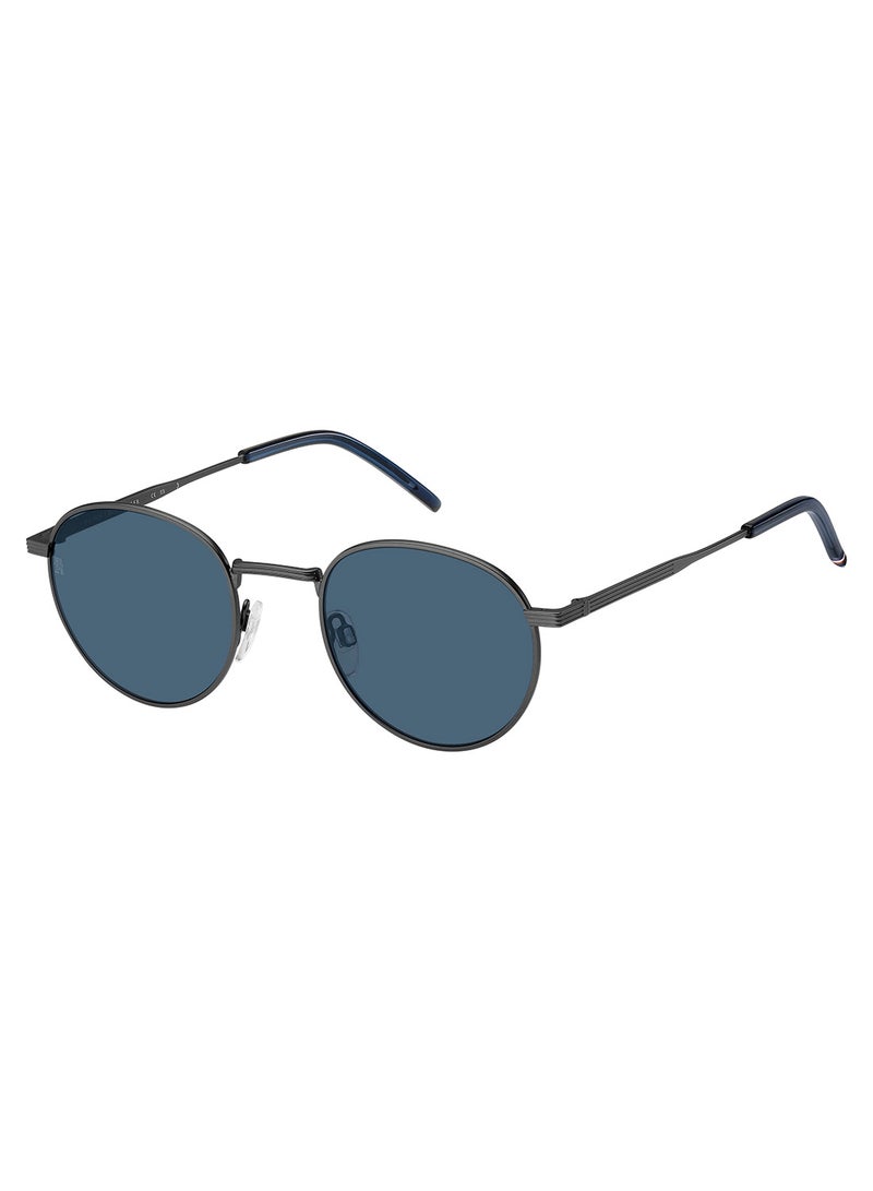Men's UV Protection Oval Sunglasses - Th 1973/S Grey Millimeter - Lens Size: 50 Mm