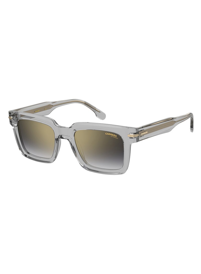 Men's UV Protection Rectangular Sunglasses - Carrera 316/S Grey Millimeter - Lens Size: 52 Mm