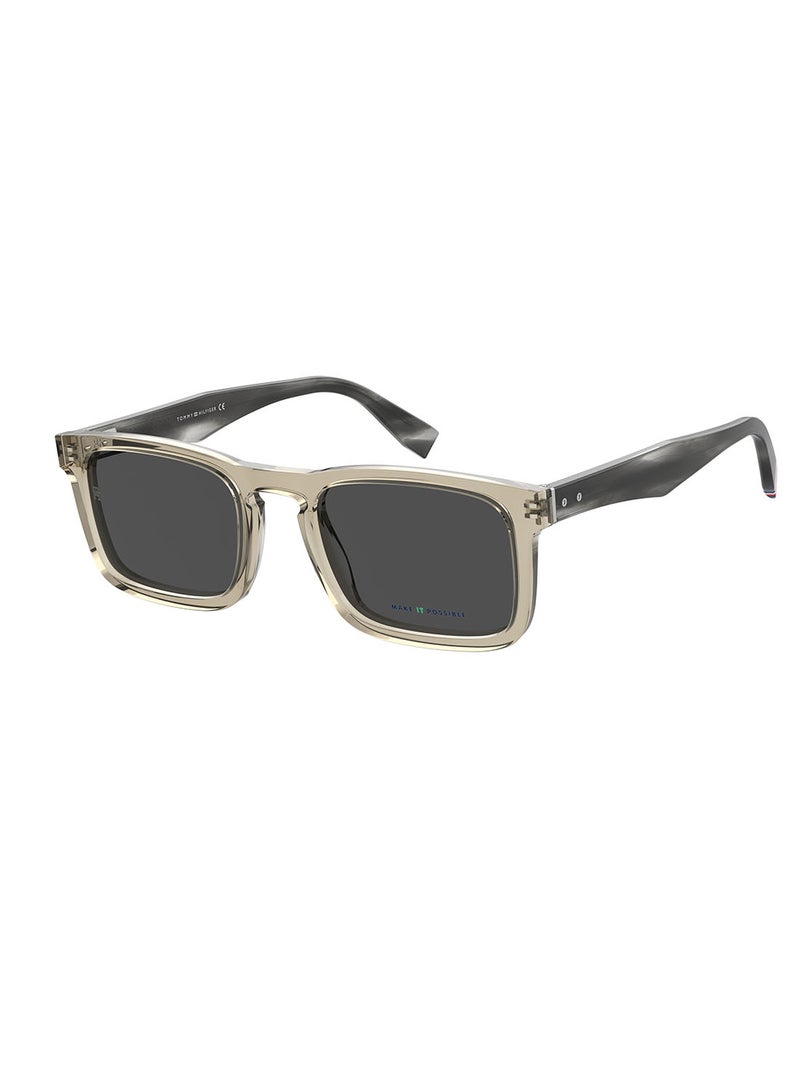 Men's UV Protection Rectangular Sunglasses - Th 2068/S Beige Millimeter - Lens Size: 54 Mm