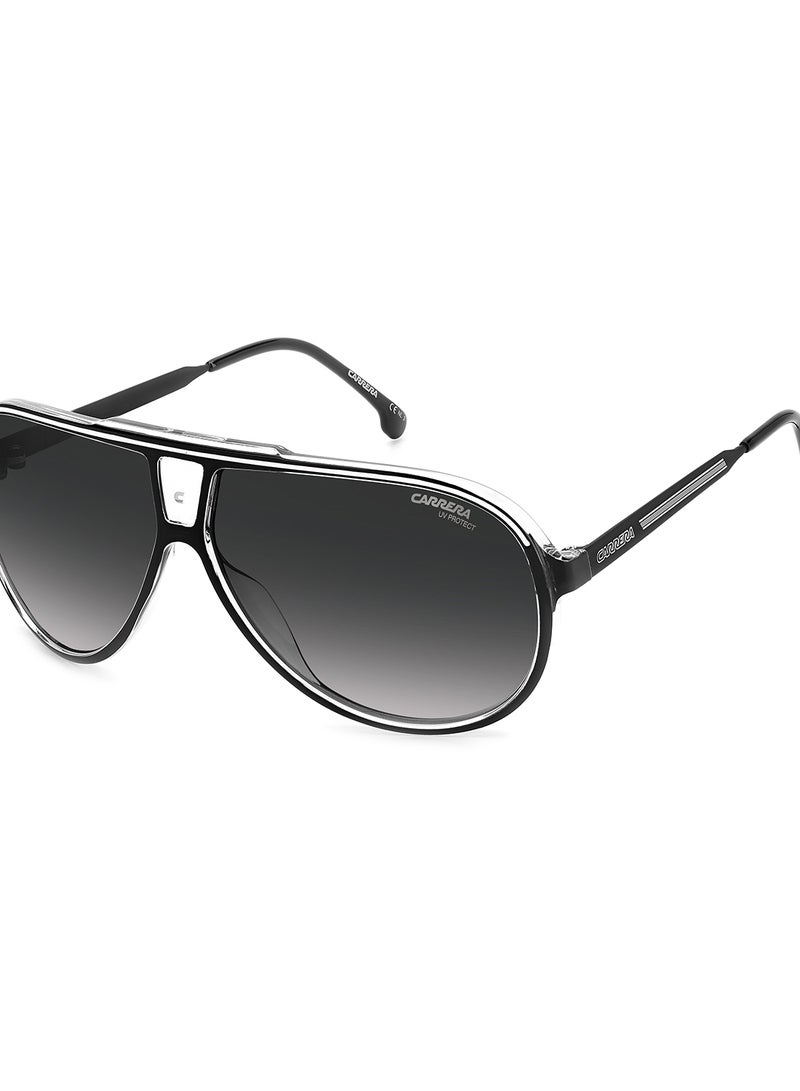 Men's UV Protection Square Sunglasses - Carrera 1050/S Black Millimeter - Lens Size: 63 Mm